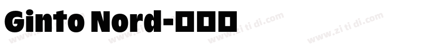 Ginto Nord字体转换
